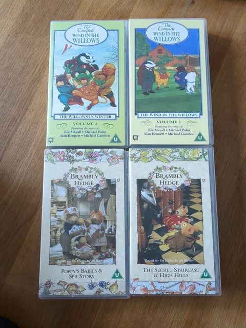 THE COMPLETE WIND In The Willows Volume 1 & 2 & Brambly Hedge 2X Video ...