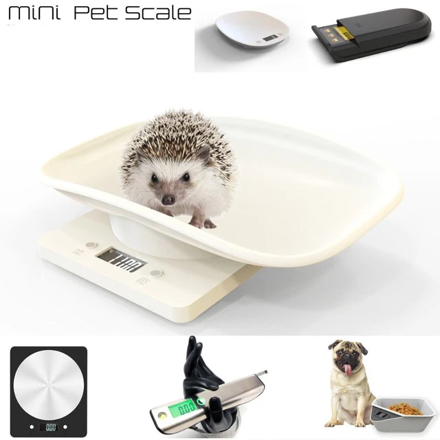 Escalas electrónicas LCD para pesar mascotas pequeñas básculas para animales básculas de cocina básculas para mascotas
