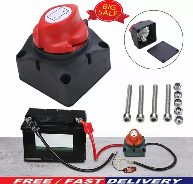 Interruttore di corrente principale batteria auto 300 A Notaus separatore polari moto camion