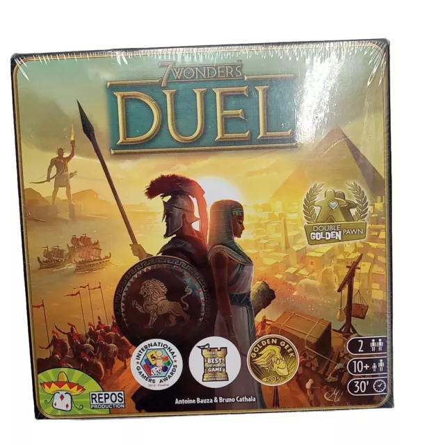 7 Wonders: Duel Board Game 2015 2 Players Brand New Still In Plastic Wrap