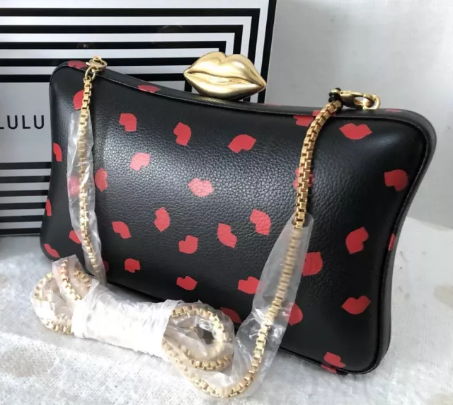 LULU GUINNESS LAVINIA Clutch Bag 104.00 PicClick UK