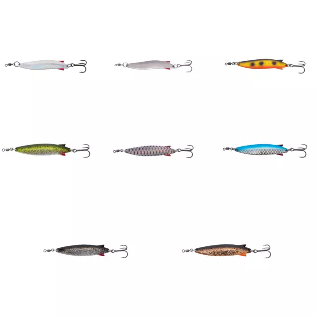 Pike Fishing Lures Set Spoons Gold Silver Copper Bait Spinners Trout Perch  Toby