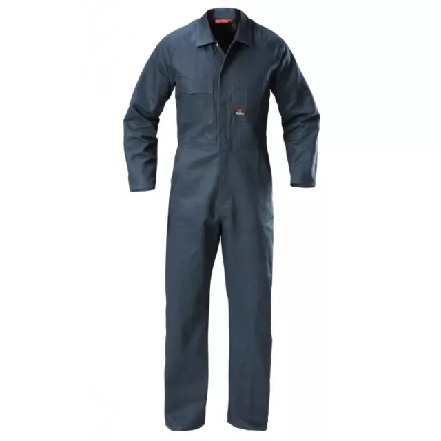 Mens Hard Yakka Foundations Cotton Drill Coverall Green