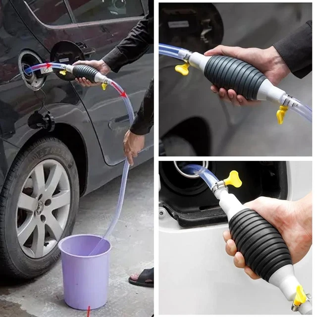 2M Multifunction Liquid Sucker Suction Pump Water Petrol Transfer Oil N3K6