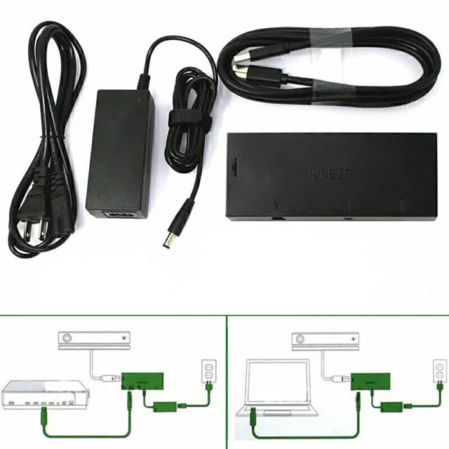 Kinect Sensor Adapter USB 3.0 V2 Sensorleiste Bar für Xbox One S, Xbox One X B M