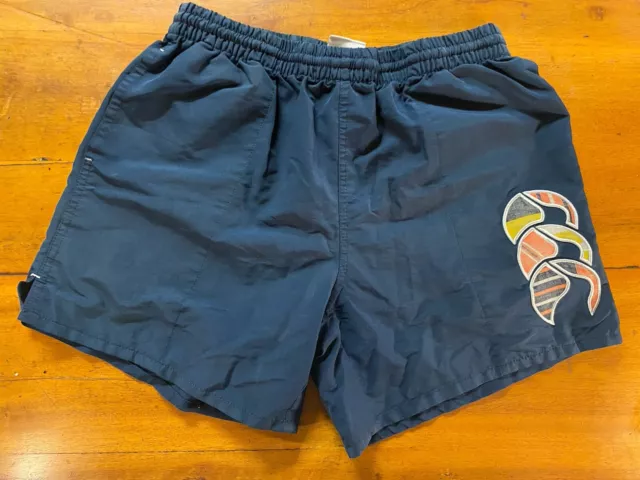 Canterbury Uglies Shorts Blue Youth Size 14 Years Free Tracked Post