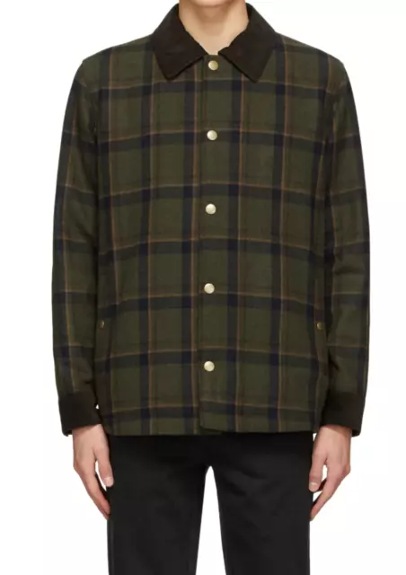 A.P.C. Alan Checked Wool Jacket - Large