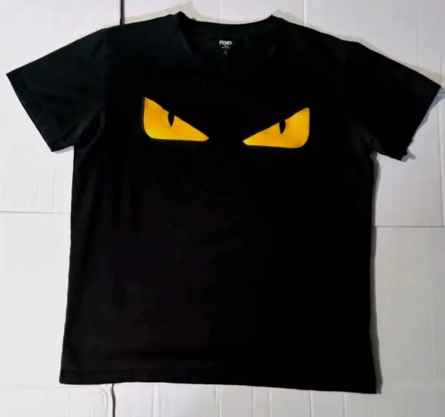 Fendi Monster Eyes Logo T Shirt