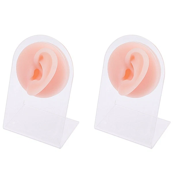 2 PCS Halter Für Ohrschmuck Ohrpiercing-Modell Falsches Flexibel Baby