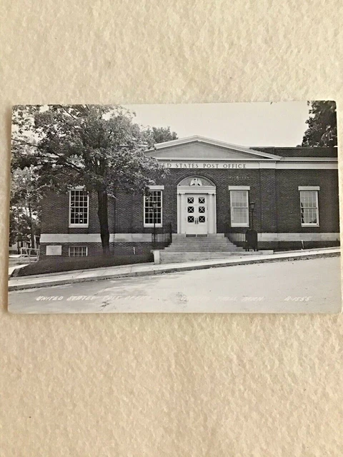 Crystal Falls, Michigan Real Photo Postcard Post Office