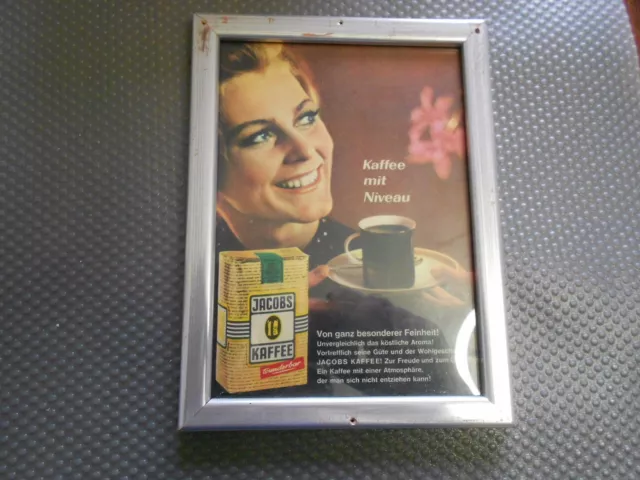 Jacobs Kaffee  alte Reklame im Bilderrahmen (292)