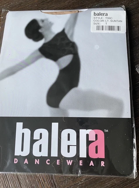 balera dancewear pantyhose suntan size T Toddler 3 4 tights Girls Youth Xs Hose