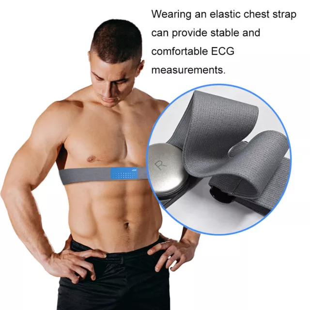 ECG EKG Heart Monitor Smartphone Compatible Portable Heart Rate Monitor Free App 2