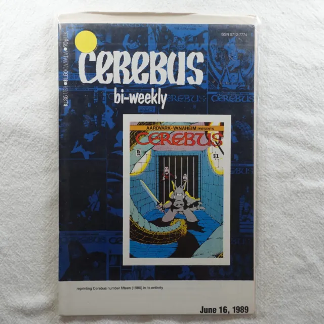 Cerebus Bi Weekly Issue June 16 1989 Aardvark-Vanaheim Comic Book BAGGED AND BOA