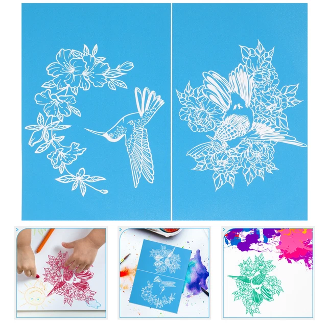 3 blätter Haushalt Zarte Silk Druck Schablone Für Druck DIY Hause 6