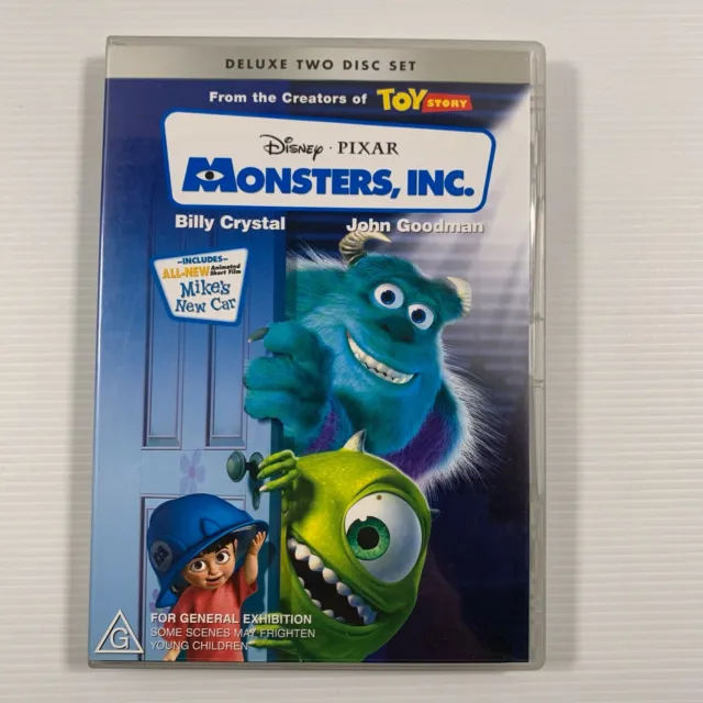 MONSTERS, INC. DELUXE Edition (DVD 2002 2 discs) Disney Pixar Region 4 ...