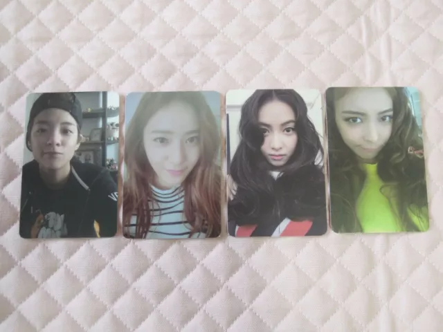 f(x) FX 4th Album 4 WALLS Photocard Full Set Amber Krystal Victoria Luna