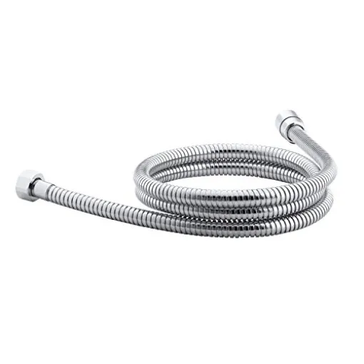 Whedon Stretch Shower Hose, Chrome Plated Brass, Stainless, Stretches Up To 80 i