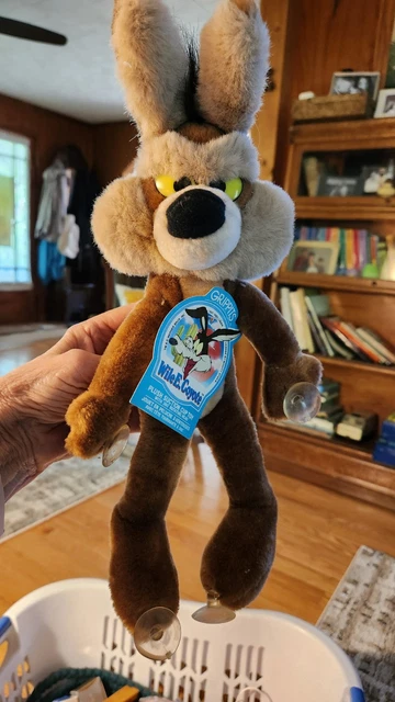 PELUCHE WARNER BROS 1990 Wile E Coyote 24K Co Looney Tunes 16