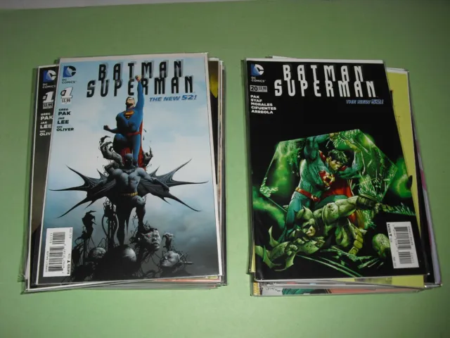 Lot of 51 Batman Superman 1-32 + Annual 1 2 w/ tons variant VF/NM 2013! DC set