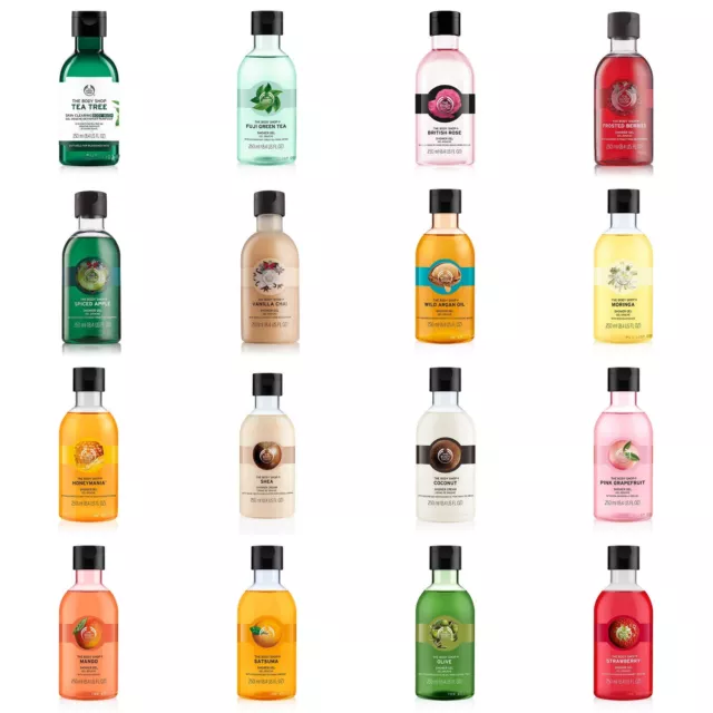 Body Shop ◈ Full Range ◈ BODY WASH & SHOWER GEL 250ML ◈ Soap-free & Lather-rich