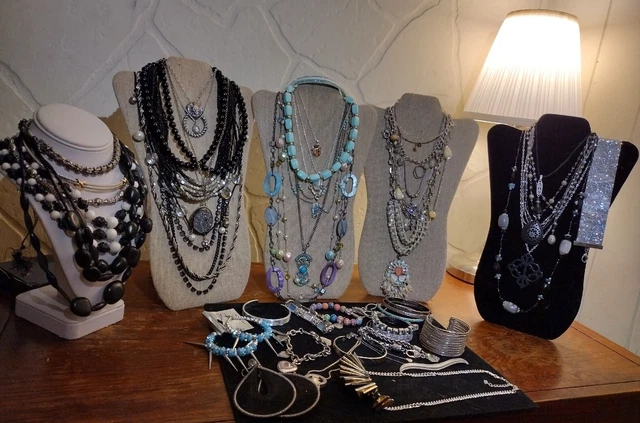 Large estate mixed now vintage jewelry lot some signed  50 Plus Pieces
