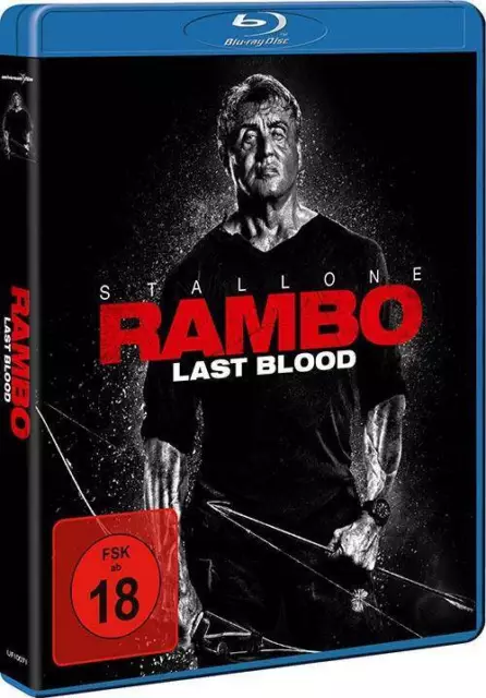 Blu-ray/ Rambo: Last Blood - mit Sylvester Stallone - FSK 18 !! Wie Nagelneu !!