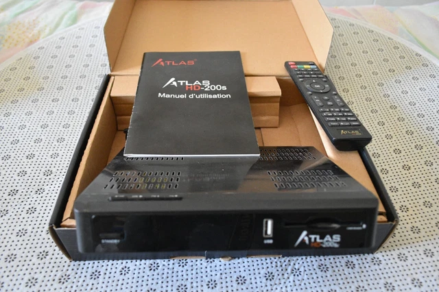 Récepteur Satellite Atlas HD 200s - Très Bon État (Occasion)