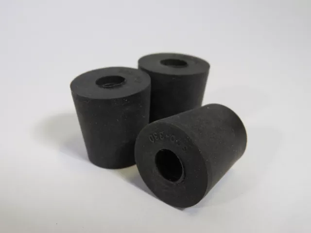 Generic Cable Grommet .300" - .330" Black Lot of 3 ! NOP !