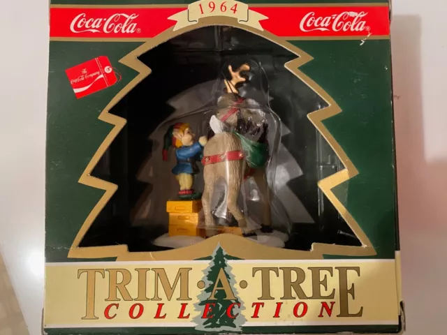 Coca Cola "Trim a Tree Ornament Collection" 1935,1943,1963,1964 3