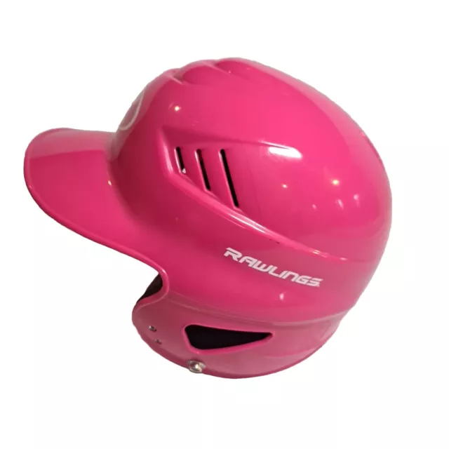 Rawlings CFTBH-R1 Coolflo Youth T-Ball Batting Helmet PINK 6 1/4-6 7/8 NO GUARD