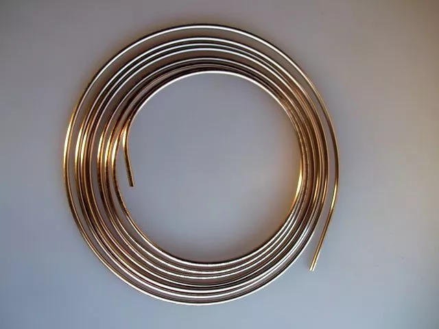 7.6m Bremsleitung Kupfer Ø 4,75 mm Kunifer/Nickel Meterware