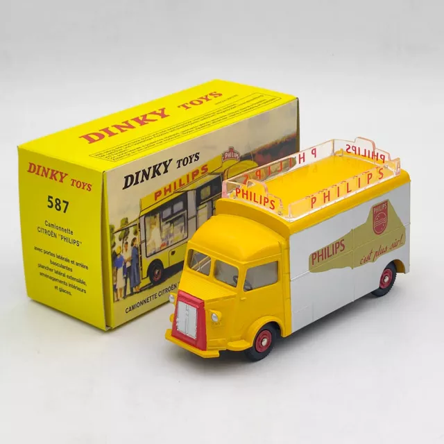 Atlas 1/43 DINKY TOYS 587 Camionnette CITROEN 1200K PHILIPS Diecast Models Car