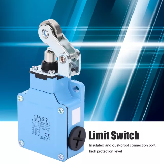 BERM Limit Switch Auto Reset Travel Switch With Adjustable Rotating Lever Arm
