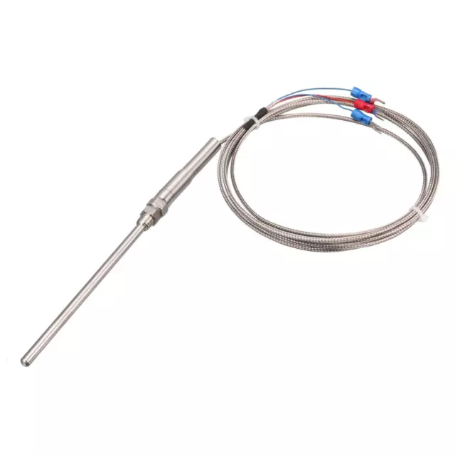 0-400C PT100 Type Thermoelement Temperaturfühler Probe Sensor 2 Meters de