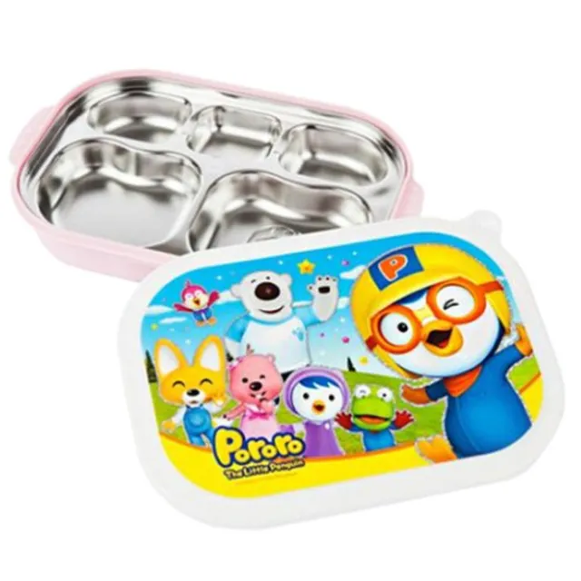 Little Penguin Pororo Lupi Stainless Steel Kids Cup 8.7oz 260ml 4.2 x 3  Pink
