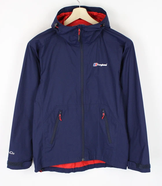 Berghaus AQ2 Giacca da Uomo Piccolo Impermeabile Leggero con Cappuccio Blu