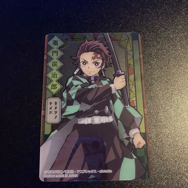 DEMON SLAYER STAINED Glass Cards Tanjiro 7.99 PicClick