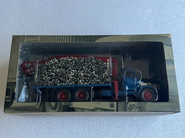 IXO 1:43 - Camion Volvo N88 Porte-bois Altaya - Modèle Réduit Collection