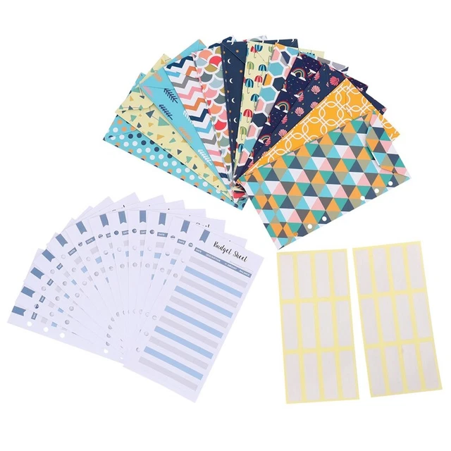 24 Pezzi Buste Budget A6 Tasche Raccoglitore per di Buste per F7D1