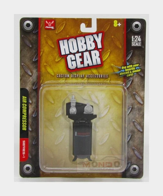 1:24 HOBBY GEAR Accessories Compressore Ad Aria Air Compressor Black HGR17019 Mo