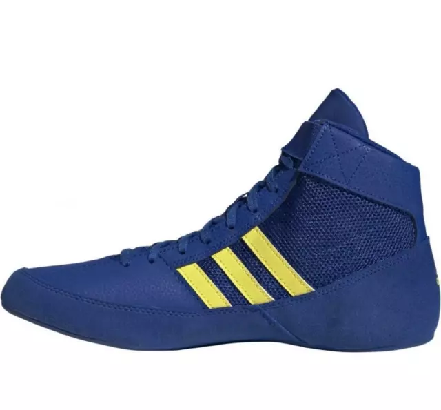 Adidas Havoc Wrestling Boots Blue Adult Mens Womens Boxing Gym Training Shoes
