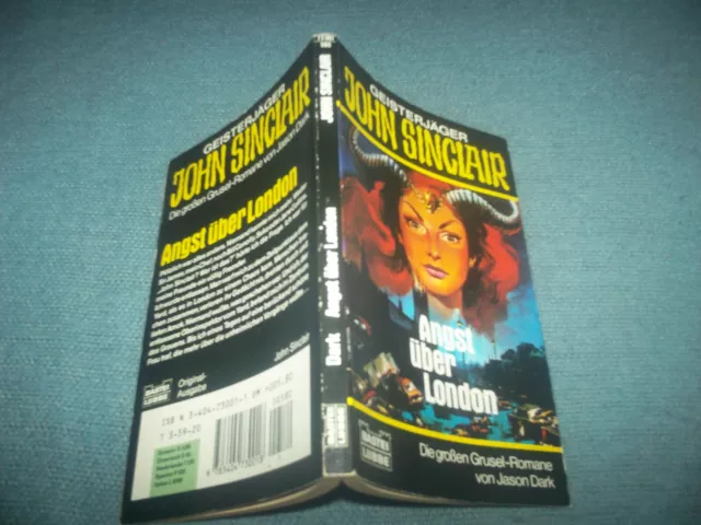 John Sinclair Gruselroman Taschenbuch Band  Nr.1   Angst Über London