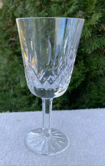 WATERFORD CRYSTAL Lismore Claret Red  Wine Stem Glass