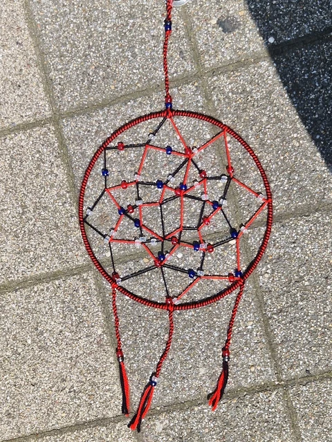 Traumfänger Selbstgemachte 25cm Durchmesser