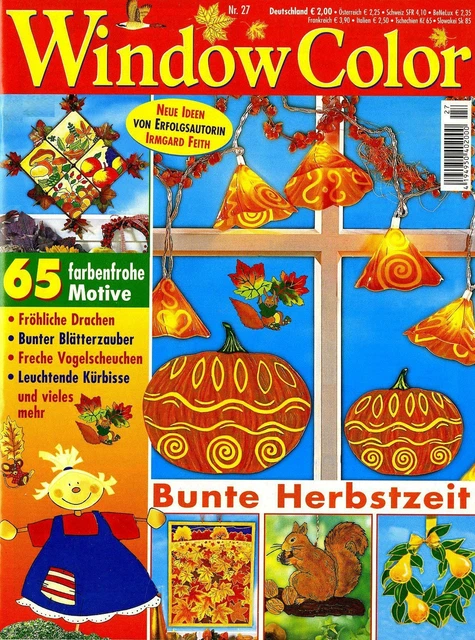 Window Color Nr. 027 - Bunte Herbstzeit - 65 farbenfrohe Motive