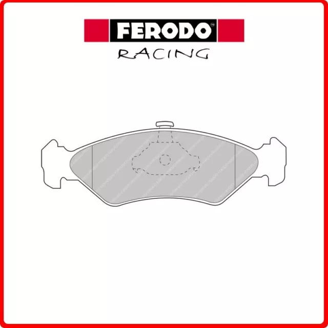 FCP1082H#8 PASTIGLIE FRENO ANTERIORE SPORTIVE FERODO RACING FORD Fiesta (4) 1.3