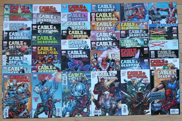 Cable & Deadpool 2004 1-37 39 41 46 48 49 and 2018 Annual Marvel Comic Book Lot