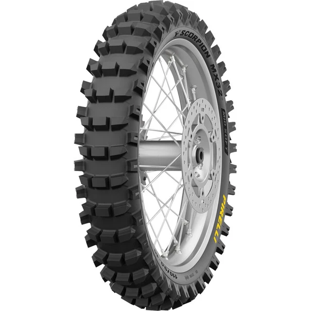 Pirelli Scorpion MX32 90/100-16 Motorcycle Tire - Soft To Mid Terrain For Suzuki DR-Z125L & More