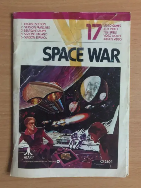 ATARI 2600 - SPACE WAR - Instruction Manual